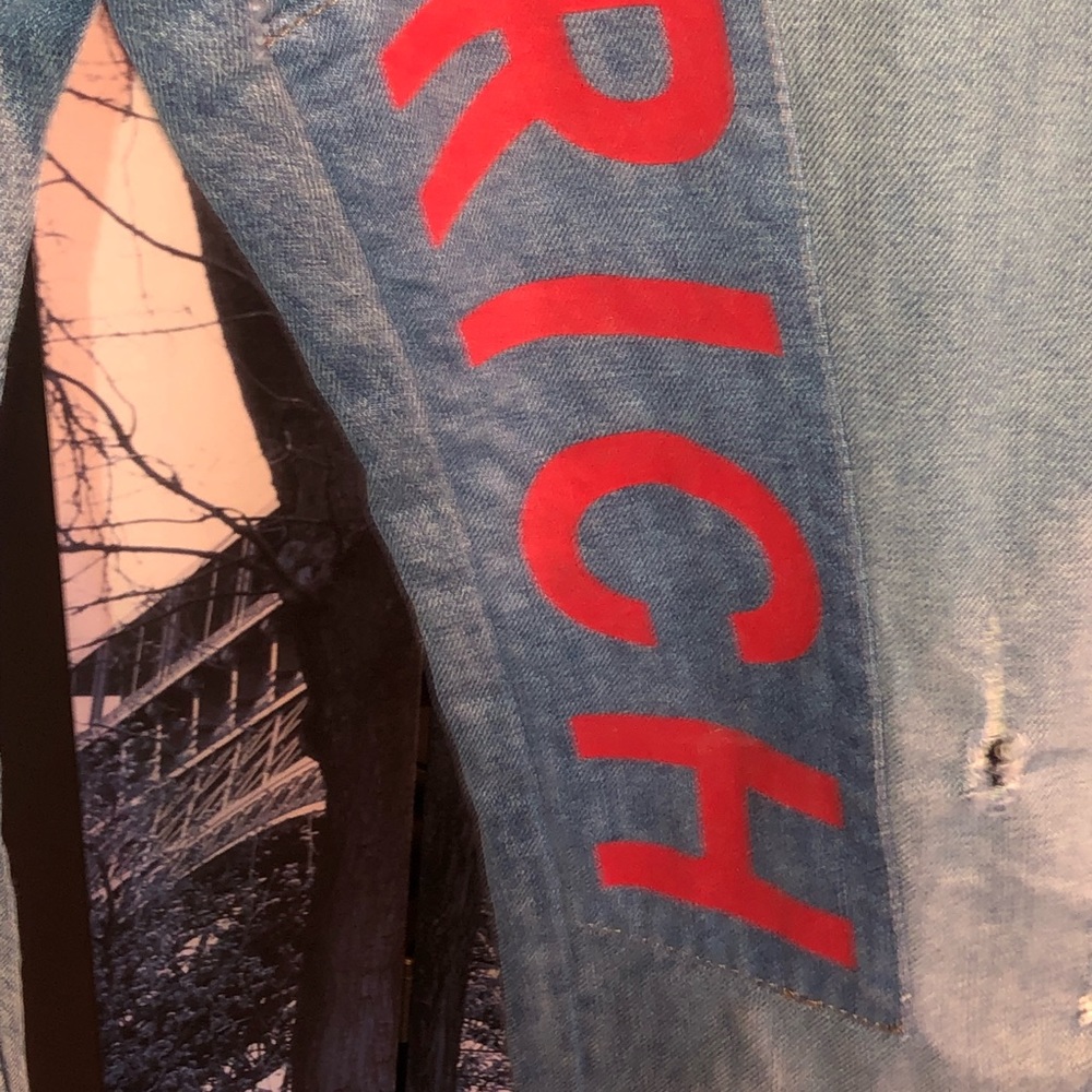 JOHN RICHMOND ‘RICH JEANS DISTRESSED JEANS - Picture 8 of 9
